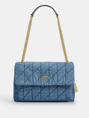 Coach Outlet Elodie Crossbody Bag In Regenerative Cotton With Quilting